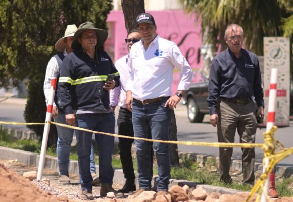 IMPULSA LEO MONTAÑEZ RENOVACIÓN DE LA RED DE ALCANTARILLADO EN LA COLONIA DEL TRABAJO