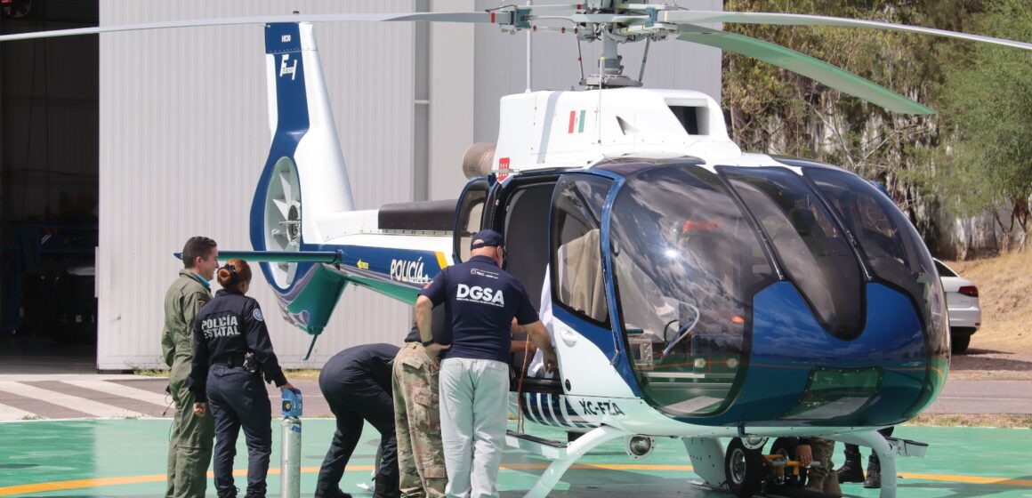 CON TRASLADO AEROMÉDICO, HELICÓPTERO FUERZA 1 SALVA LA VIDA DE BEBÉ